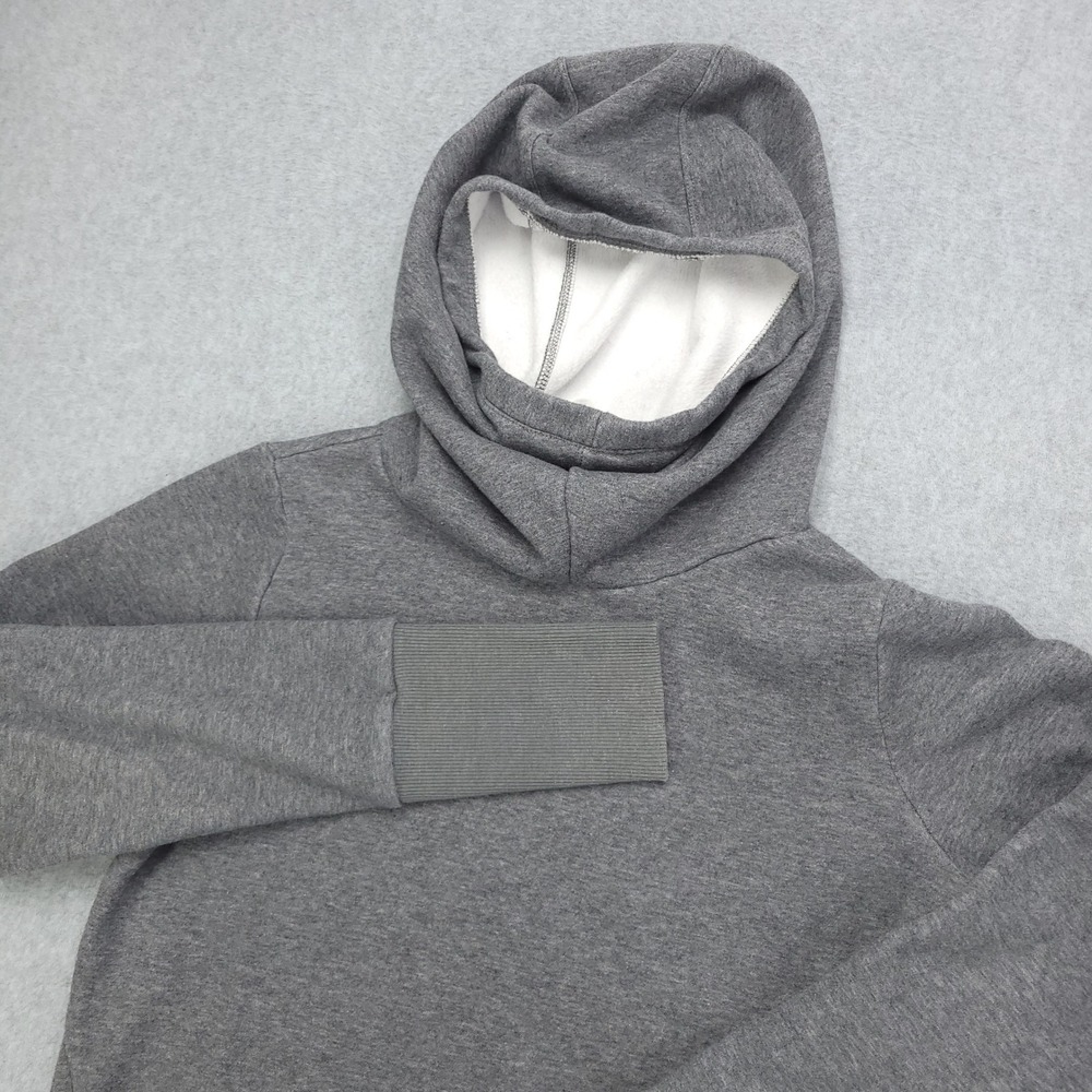 Fabletics Funnel Neck Hoodie Women's S Gray Thumb Hole Soft Casual Athleisure